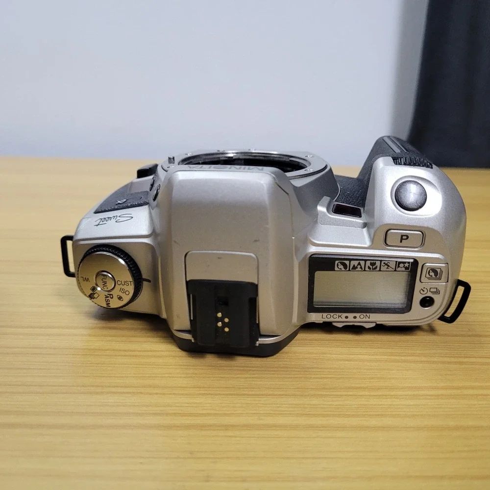 Minolta Alpha Sweet 35mm SLR Film Camera Body Only Untested For Parts As Is